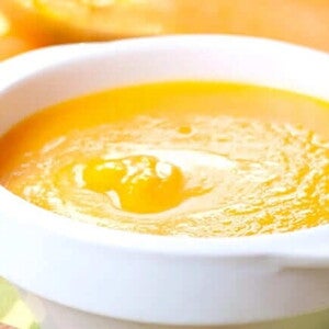 Papilla de lechosa y pera