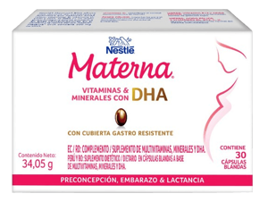 Materna Vitaminas & Minerales con DHA Materna Vitaminas & Minerales con DHA