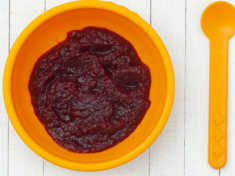 Papilla de Ciruela y Avena