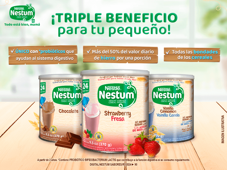 Triple Beneficio para tu pequeño con NESTUM®