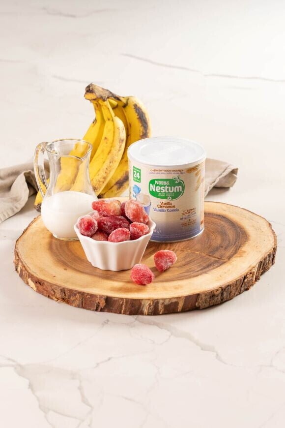 Smoothie Bowl de Fresas y Guineo