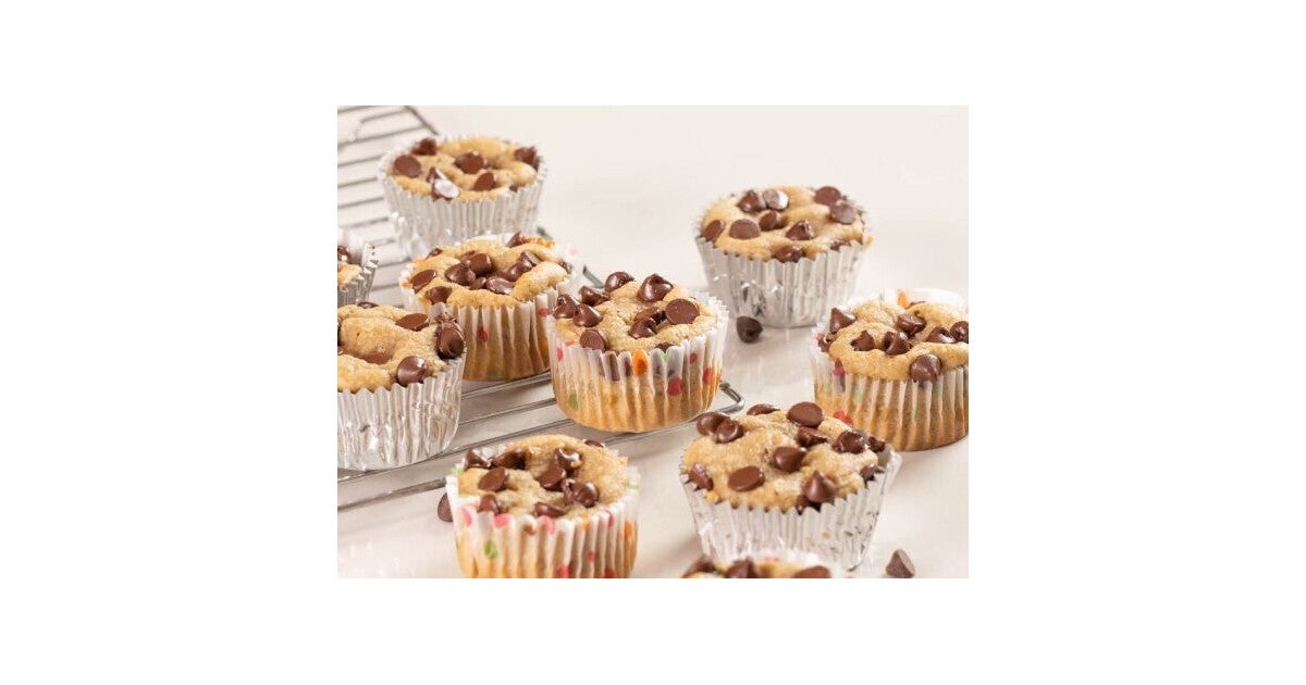 Cupcakes de avena de chocolate